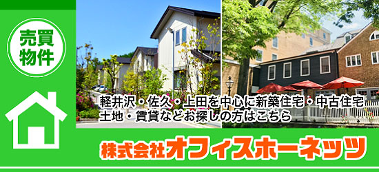 軽井沢・佐久・上田を中心に新築住宅・中古住宅 土地・賃貸などお探しの方はこちら